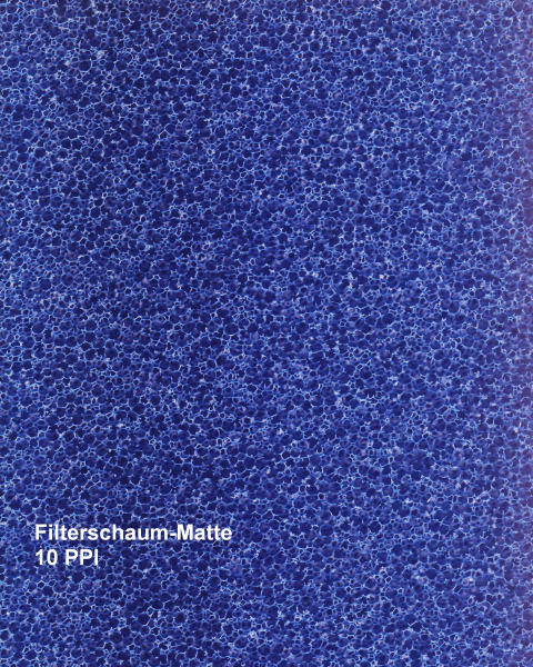 Filterschaum-Matten PPI 10 (grob) 50x50x10 cm